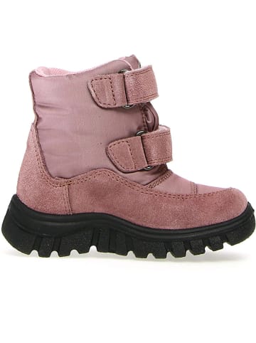 Naturino Leren boots "Pile" lichtroze