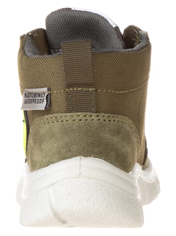 Naturino Leder-Boots "Geminale" in Khaki