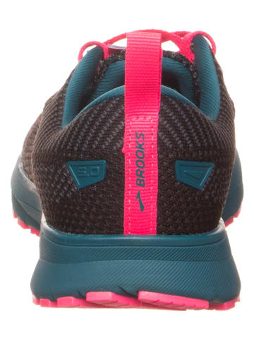 Brooks Hardloopschoenen "Revel 5" zwart/blauw/roze