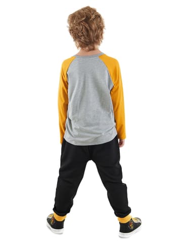 Denokids 2-delige outfit "Play Allday" zwart/grijs