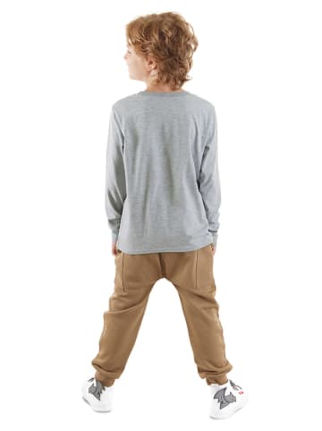 Denokids 2tlg. Outfit "Pocket Tiger" in Grau/ Hellbraun