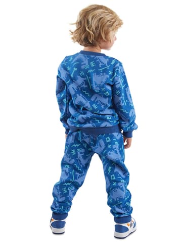 Denokids 2tlg. Outfit "Dino Park" in Blau