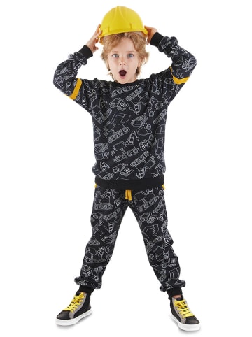 Denokids 2-delige outfit "Cars" zwart