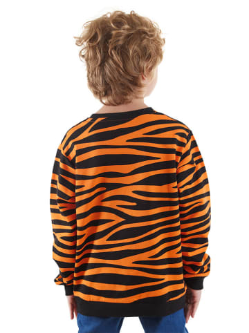 Denokids Bluza "Cute Tiger" w kolorze pomarańczowym