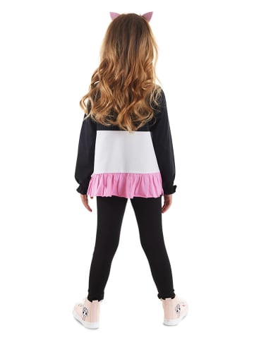 Denokids 2-częściowy zestaw "Frilled Cat" w kolorze czarnym