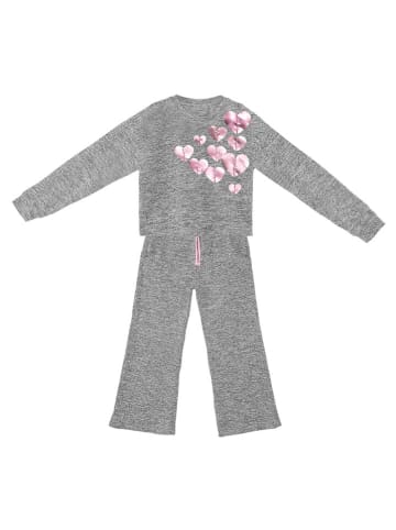 Denokids 2-częściowy zestaw "Shinny Hearts" w kolorze szarym