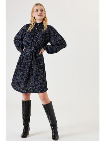 Garcia Kleid in Dunkelblau/ Schwarz