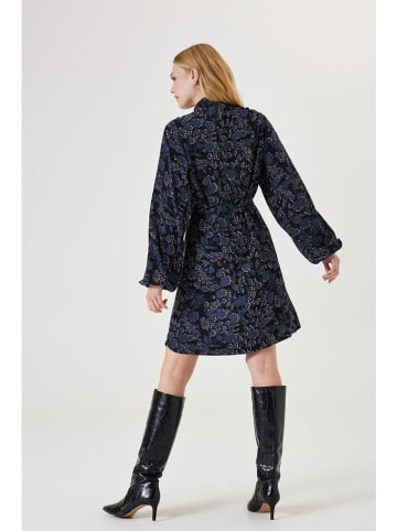Garcia Kleid in Dunkelblau/ Schwarz