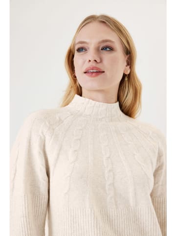 Garcia Sweter w kolorze kremowym