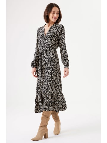 Garcia Kleid in Schwarz/ Creme