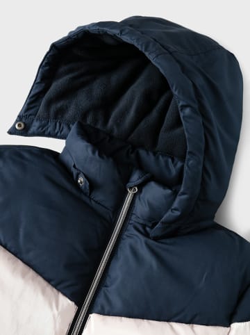name it Winterjacke "Mille" in Dunkelblau/ Rosa/ Weiß