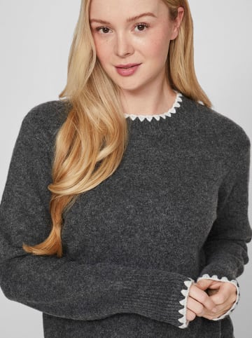 Vero Moda Sweter "Hefna" w kolorze antracytowym