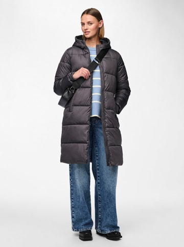 Pieces Steppmantel "Bee" in Schwarz