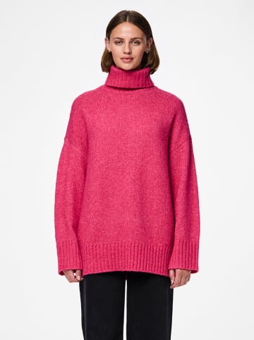 Pieces Rollkragenpullover "Nancy" in Pink