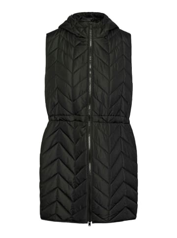 Pieces Doorgestikte bodywarmer "Jasmin" zwart