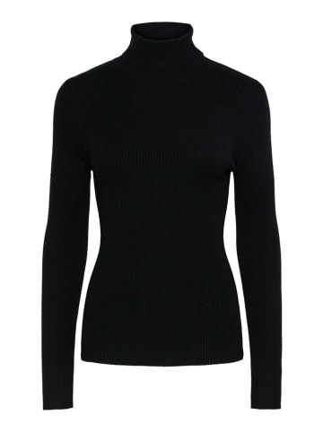 Pieces Rollkragenpullover "Mira" in Schwarz