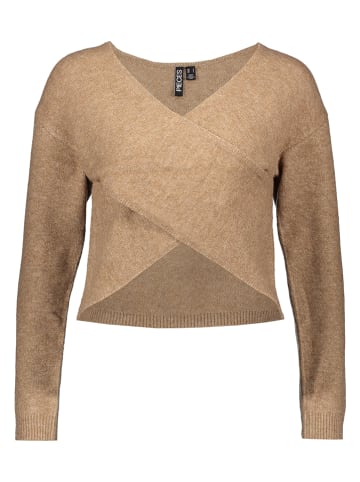 Pieces Pullover in Camel