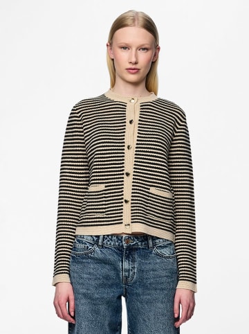 Pieces Vest "Nisa" beige/zwart