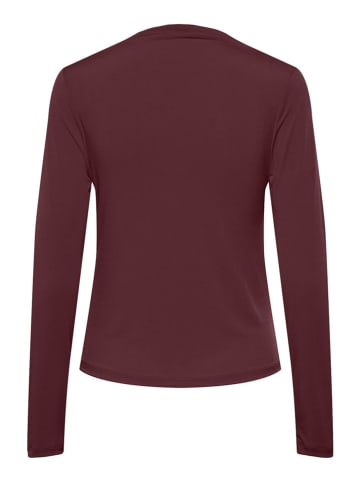 Pieces Longsleeve "Madison" bordeaux