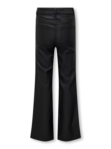 KIDS ONLY Kunstlederhose in Schwarz