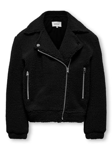 KIDS ONLY Teddy-Jacke in Schwarz