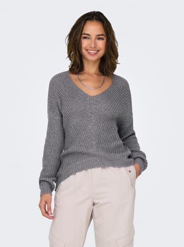 JDY Pullover "Megan" in Grau