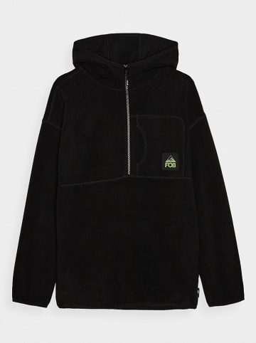4F Fleecepullover in Schwarz
