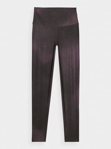 4F Legginsy sportowe w kolorze fioletowym