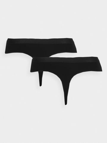4F 2er-Set: Strings in Schwarz