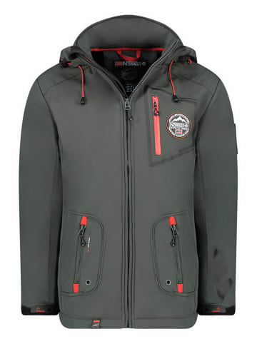 Geographical Norway Softshelljas "Tacebook" donkergrijs