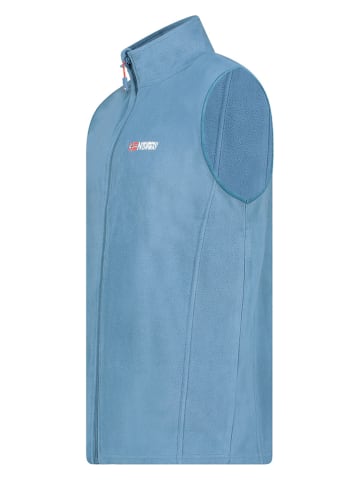 Geographical Norway Kamizelka polarowa "Vug" w kolorze błękitnym