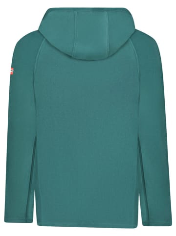 Geographical Norway Kurtka polarowa "Tugood" w kolorze zielonym
