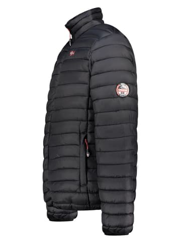 Geographical Norway Kurtka pikowana "Amigo" w kolorze czarnym