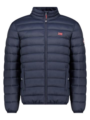 Geographical Norway Doorgestikte jas "Amigo" donkerblauw
