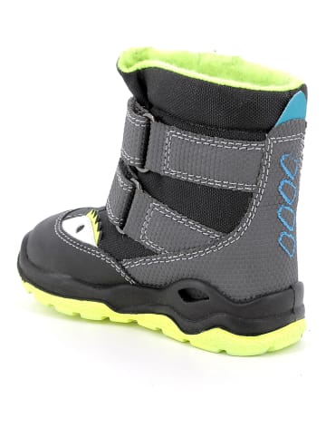 Primigi Leder-Winterboots in Schwarz