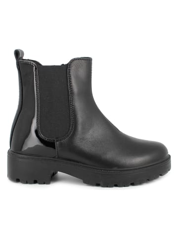 Primigi Leder-Boots in Schwarz