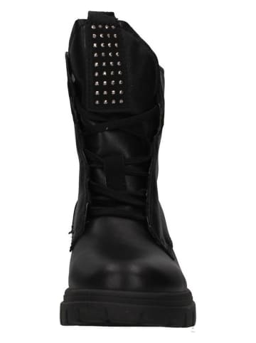 Primigi Lederstiefel in Schwarz