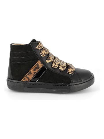 Primigi Leder-Sneakers in Schwarz