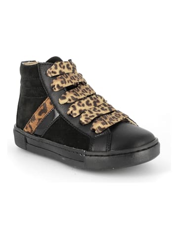 Primigi Skórzane sneakersy w kolorze czarnym