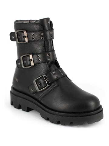 Primigi Leder-Boots in Schwarz
