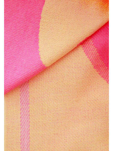 Zwillingsherz Doek "Avery" roze/ oranje - (L)180 x (B)70 cm