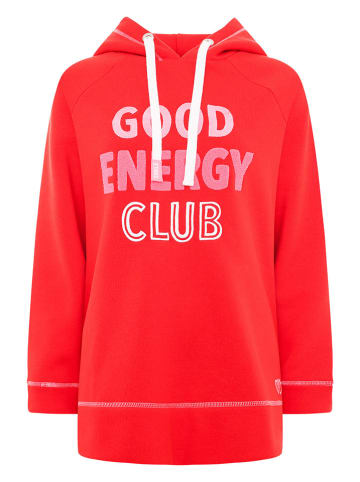 Zwillingsherz Bluza "Good Energy Club" w kolorze czerwonym