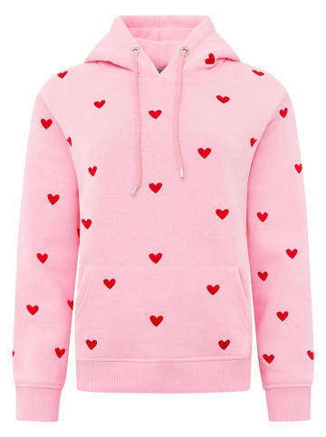 Zwillingsherz Hoodie "Hearts" lichtroze