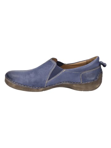 Josef Seibel Leder-Slipper in Blau