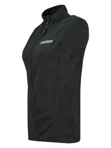 Geographical Norway Kamizelka polarowa "Vug" w kolorze czarnym