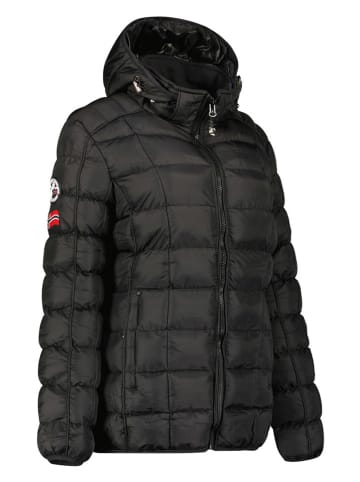 Geographical Norway Doorgestikte jas "Babette" zwart