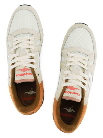 KangaROOS Originals Sneakers "Coil R1 OG POP" in Beige/ Hellbraun