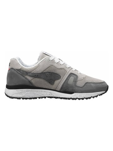 KangaROOS Originals Leder-Sneakers "Omnirun Boxing" in Grau