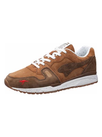 KangaROOS Originals Leder-Sneakers "Omnirun Boxing" in Hellbraun