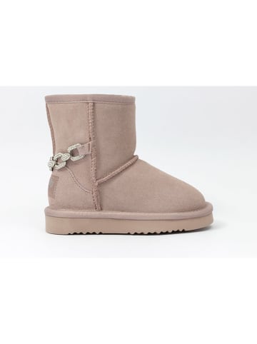 Lelli Kelly Leder-Boots in Rosa